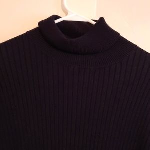 Navy Blue Full Turtleneck sweater. XL